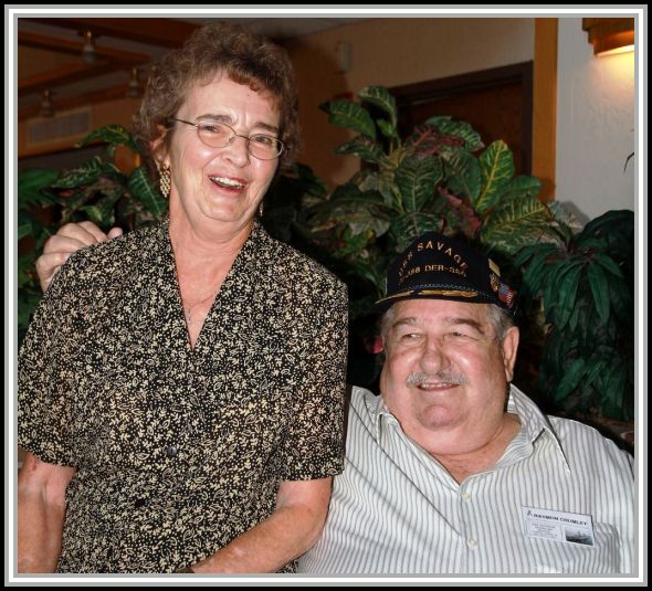 photograph of Delilah and Ray Crumley - 2010 USS SAVAGE reunion