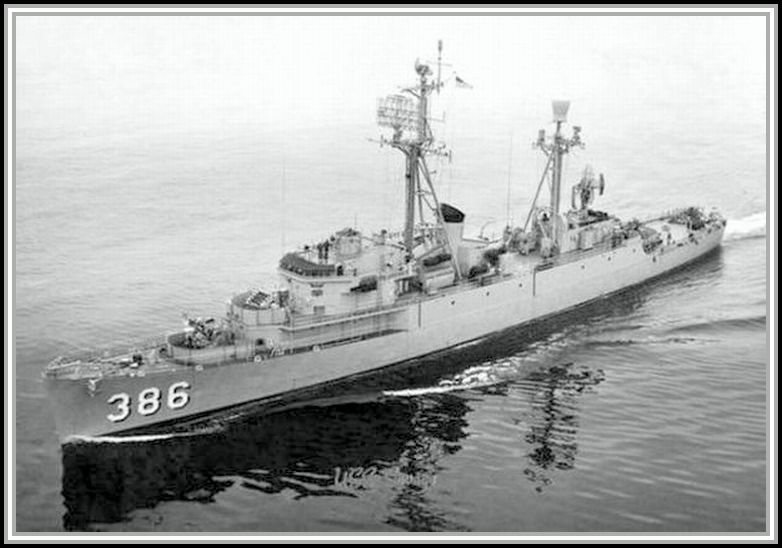 photograph of the USS Savage