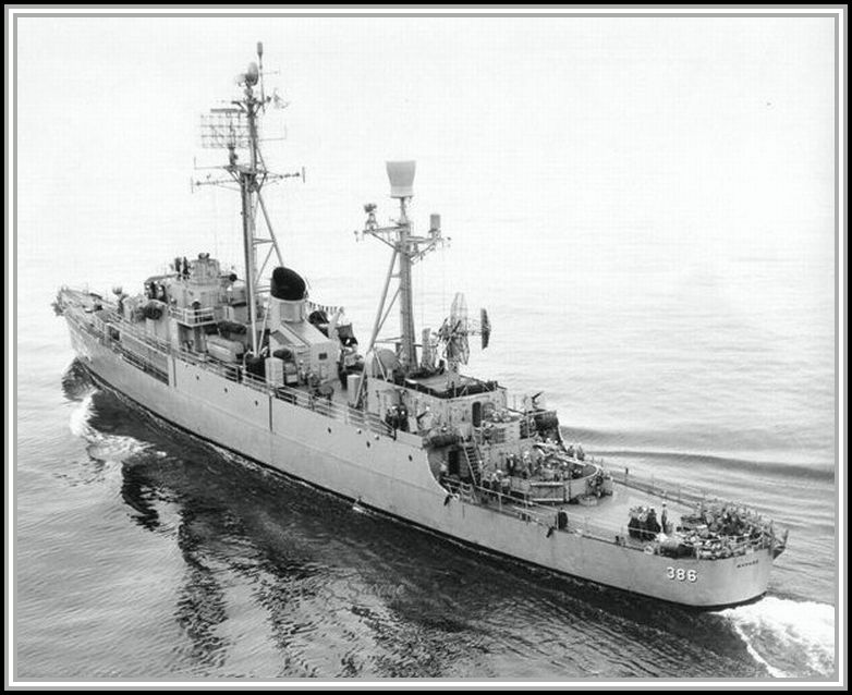 photograph of the USS Savage