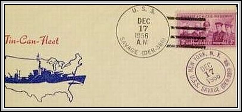 scan of DER-386 postmark (1956)