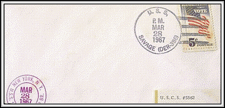 scan of DER-386 postmark (1967)