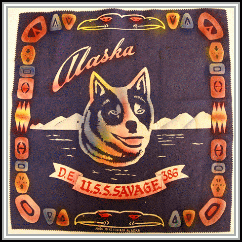 photograph of cloth from Alaska (DE-386)