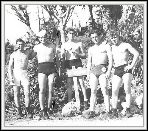 photograph of Louis J. DiDonato with unidentified buddies