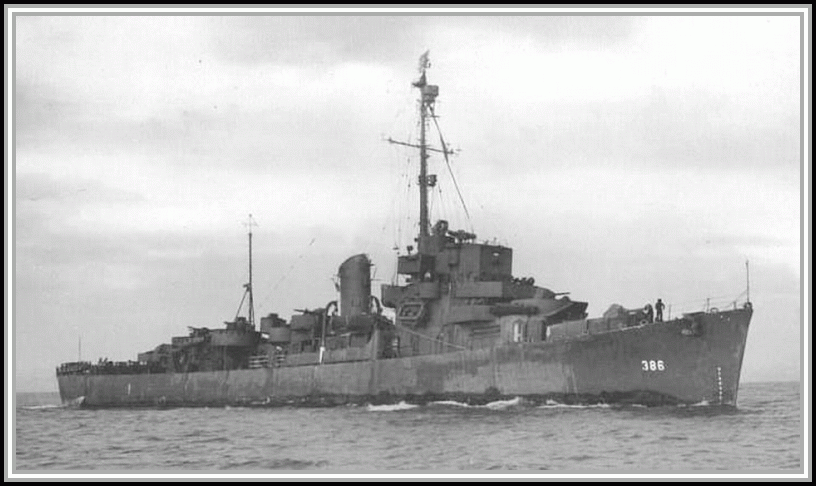 photograph 24 April, 1946 - Sailing into San Diego harbor.