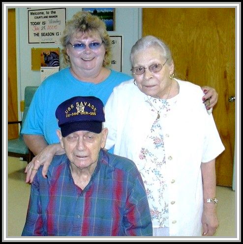 photograph of W. Paul Winegarner and his wife Jessie January 2007
