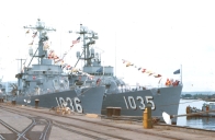 photograph of the USS Charles Berry and the USS McMorris