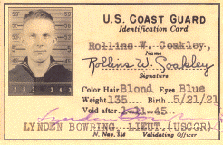 scan of U. S. Coast Guard Identification Card 