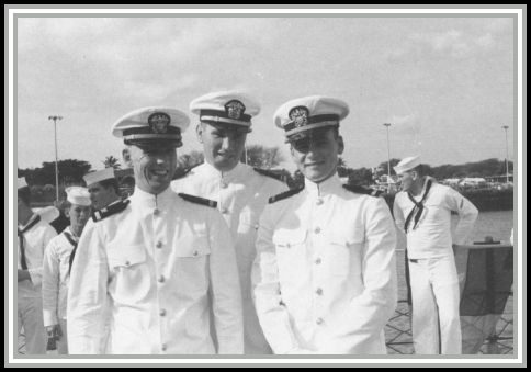 photograph of Jim Moon, Tom Judge, and Tom Farnham