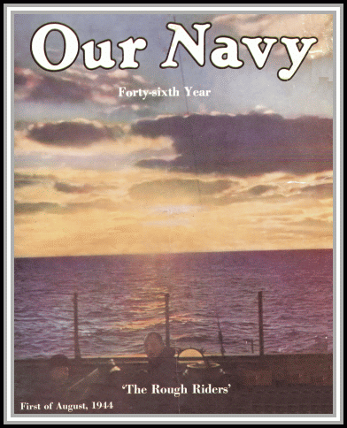 photocopy of cover of Our Navy Magazine.