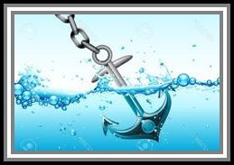 clipart of dropped anchor