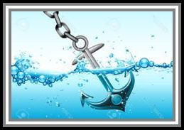 clipart of dropped anchor
