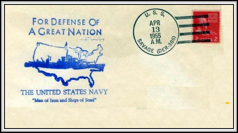 scan of DER-386 postmark (1955)