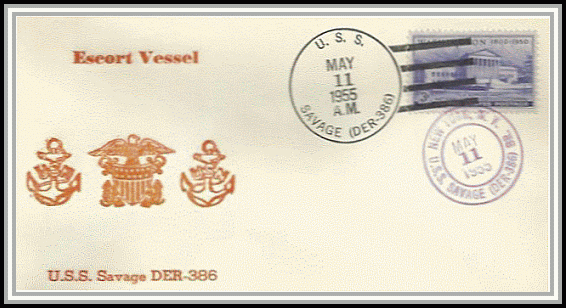 scan of DER-386 postmark (1955)