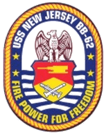 image of USS New Jersey BB-52 patch