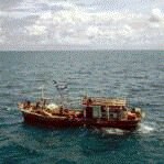 Fishing boat. 