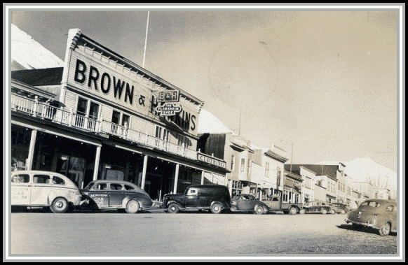 scan of postcard from Seward, Alaska postmarked 25 October, 1945