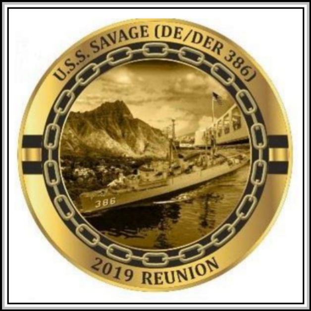 photograph of 2019 Challenge Coin (front)