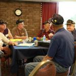 Leon Groth, Roy Giroir, Dan Dykstra, Vic Belaire, Ray Crumley, Gene Hansen (back to camera)