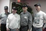 photograph of Jim Murphy, Rich Cornall, George Murphy and  Walt Williamsen 