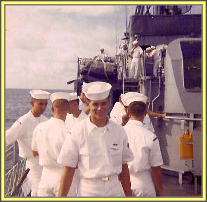 photograph of Waiting for liberty in Guam 1965