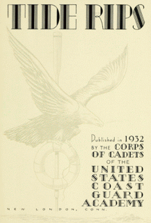 photograph of the inside cover of Tide Rips yearbook 1932