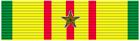 image of Vietnam Service ribbon w/1 battle star