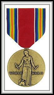 scan of WWII Victory medal   